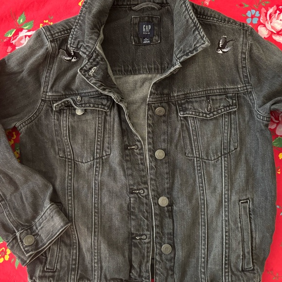 GAP KIDS Charcoal Denim Jacket - Picture 8 of 9